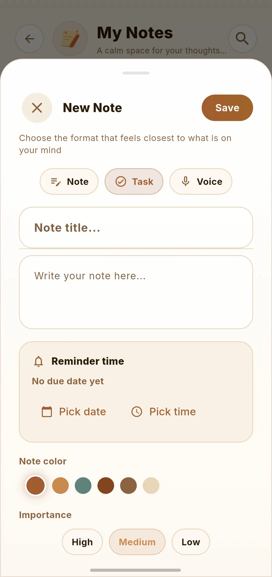 Daily tasks