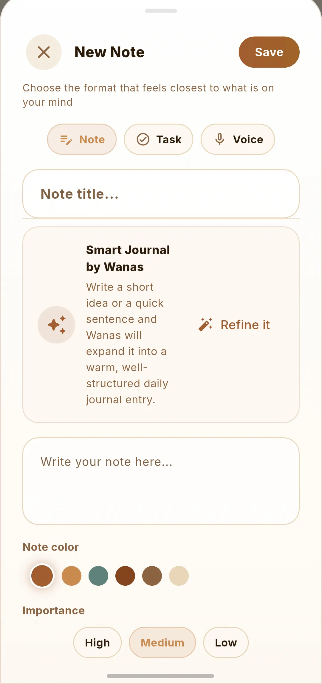 Wanas notes